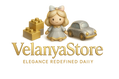 make logo VelanyaStore	“Elegance redefined daily” , 3D , toys, del backgound